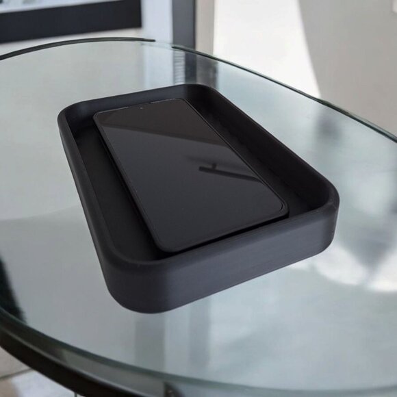 Modern, Minimalist Rectangular Catchall Tray 3D Printed Multi-Colors Available - Picture 5 of 15